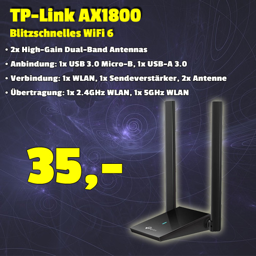 TP-Link AX1800 um 35 €
