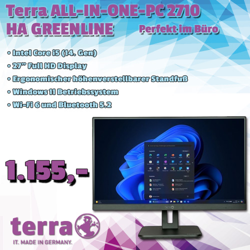 TERRA ALL-IN-ONE-PC 2710 HA GREENLINE um 1.155 €