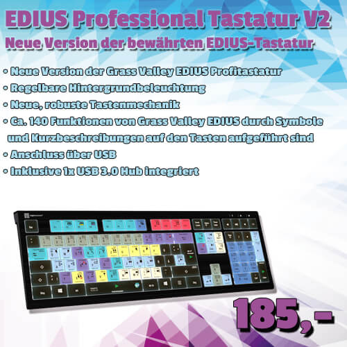 EDIUS Professional Tastatur V2 um 185 €