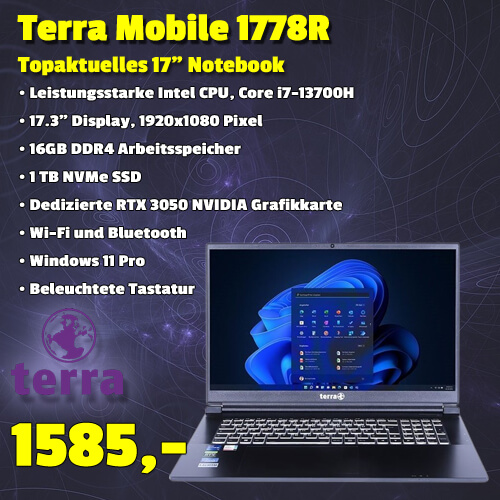 Terra Mobile 1778R um 1585 €