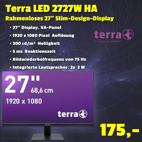 Terra LED 2727W HA um 175 €