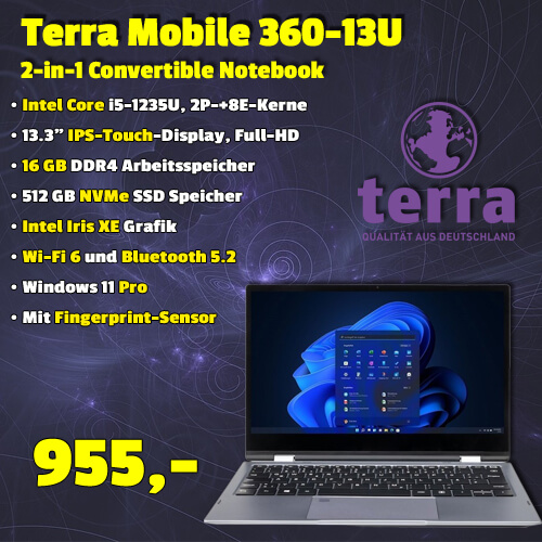 Terra Mobile 360-13U um 955 €