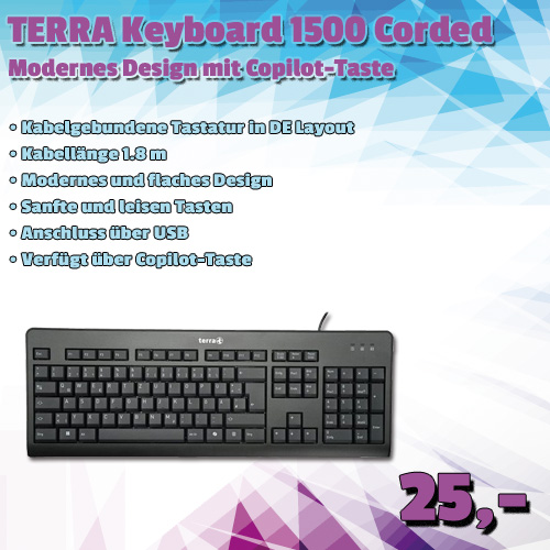 Terra Keyboard 1500 Corded um 25 €