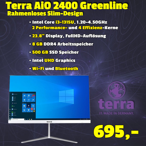 Terra AiO 2400 Greenline um 695 €